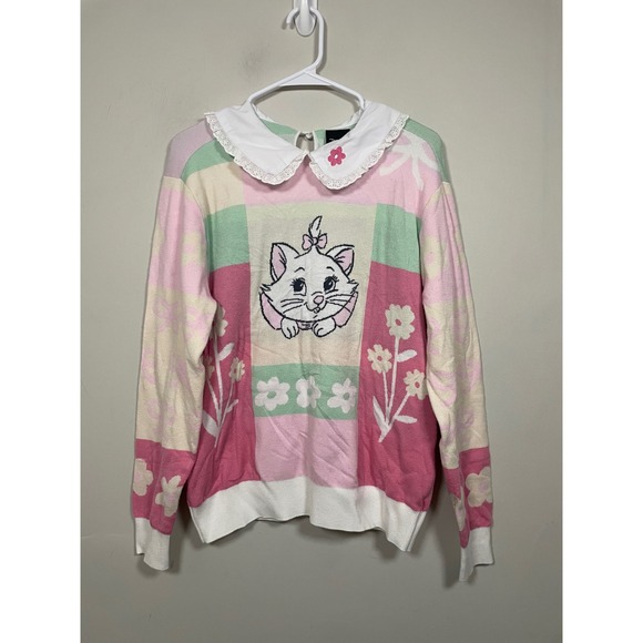 Disney Sweaters - NWT BoxLunch Disney Aristocrats Marie Cat Sweater Size Medium Coquette Quirky